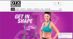 Desktop Screenshot of dtxfitness.com